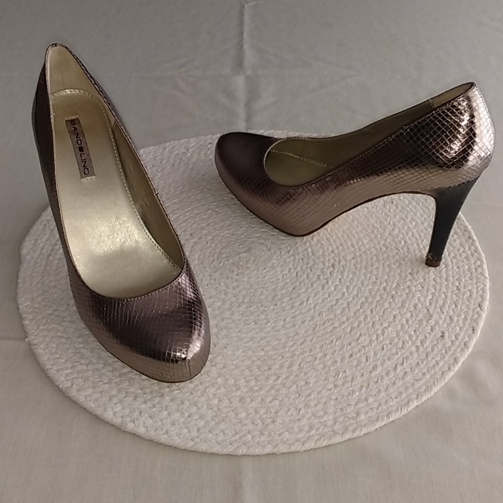 Women's worn once pewter color